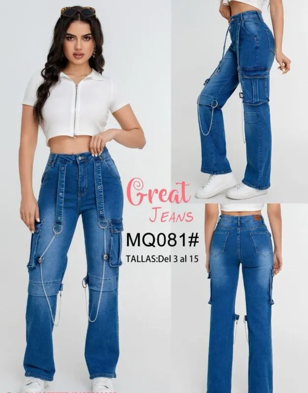 Jeans Cargo Great Jeans-MQ081