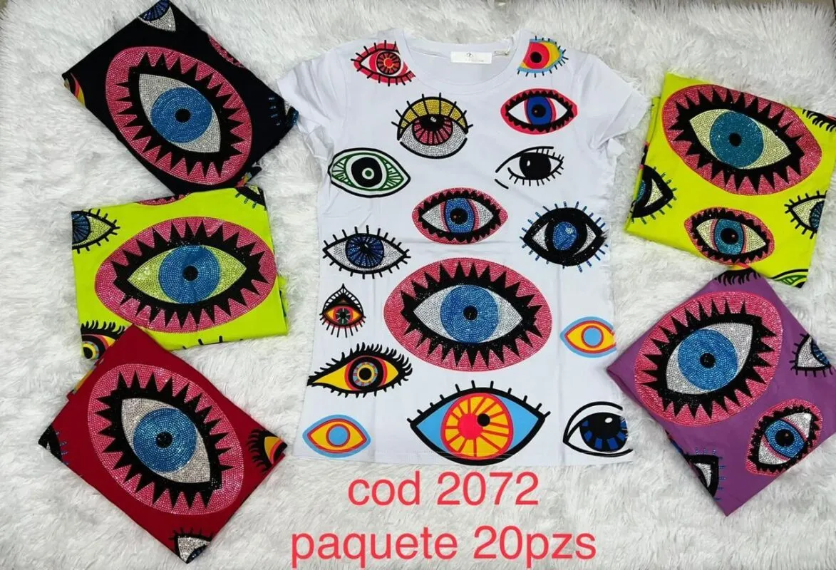 Blusa Con Ojos Brillantes-2072