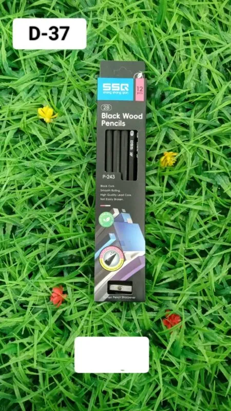 Lápices Madera Con Sacapuntas-D-37