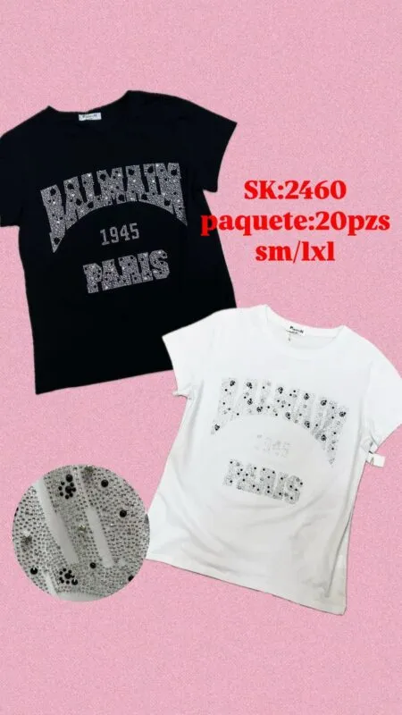 Playera Con Pedrería-2460