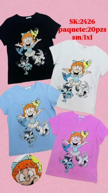 Playera Estampada Tiny Toons-2426