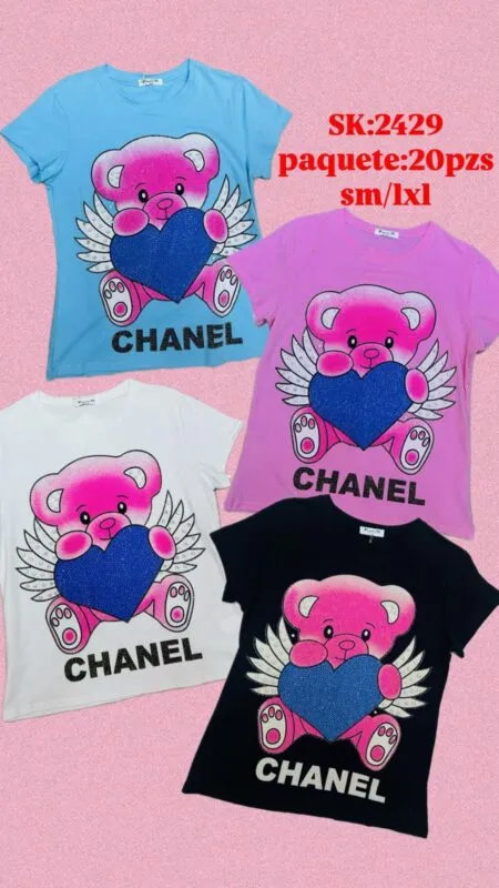 Playera Estampada Ositos-2429