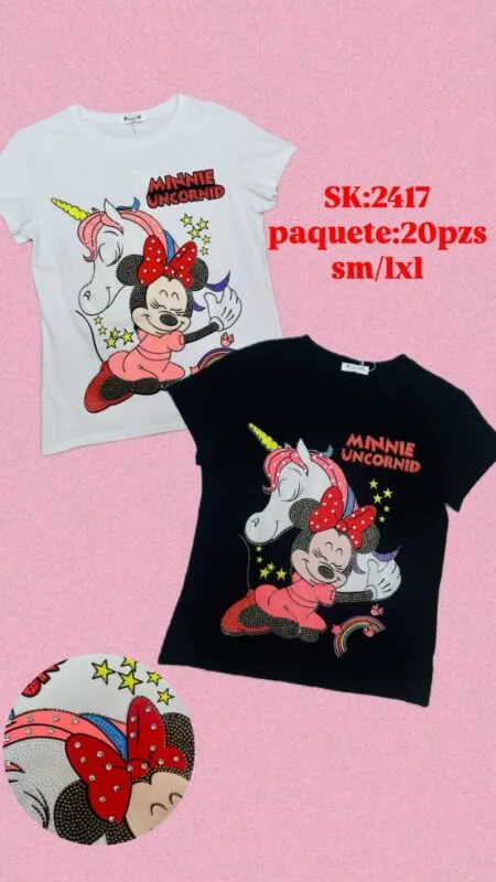 Playera Estampada Minnie Mouse-2417
