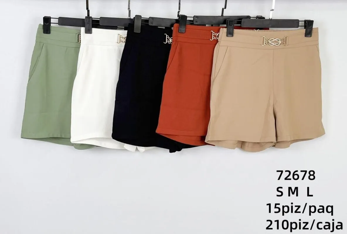 Short Con Broche-72678