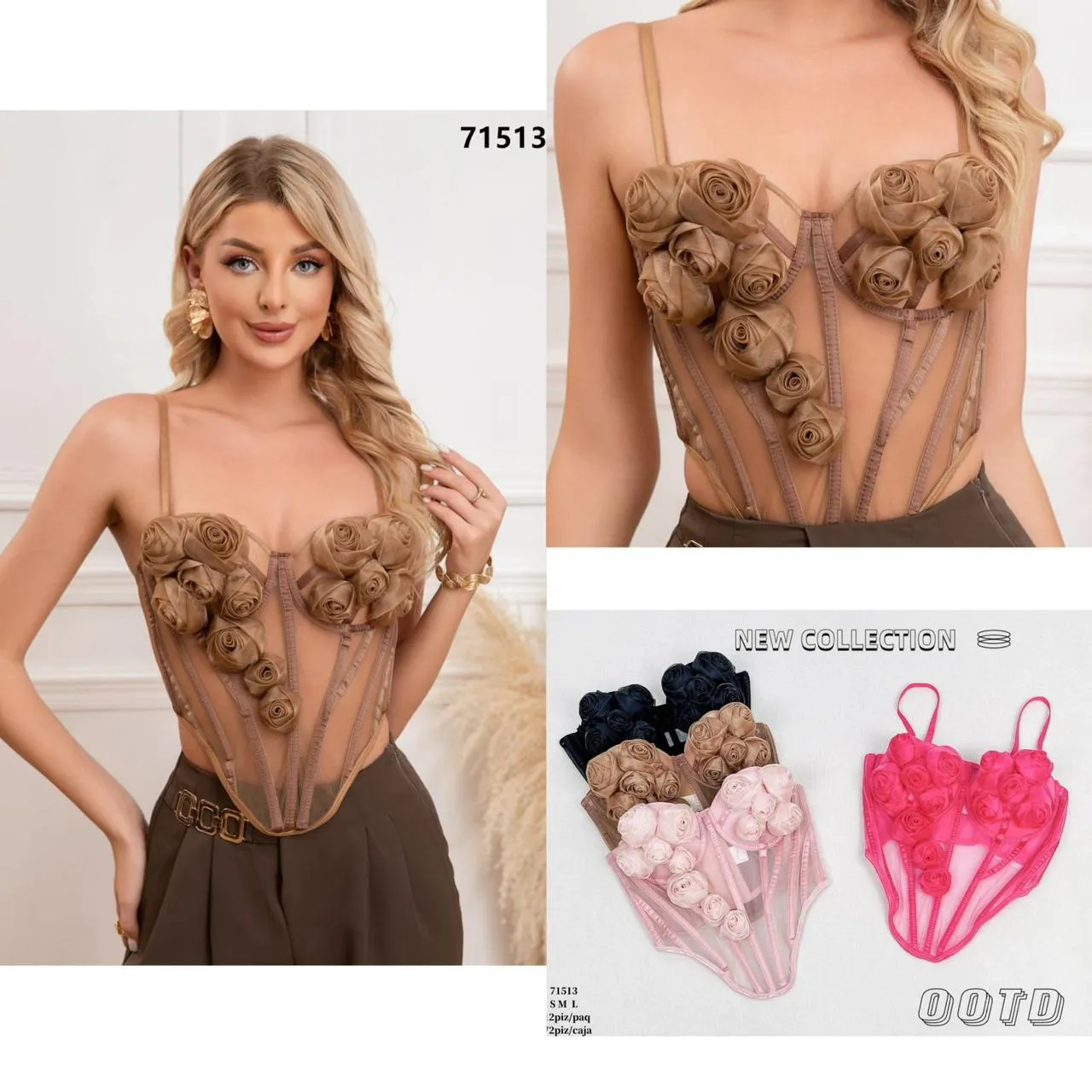 Blusa Con Flores-71513-1-71513