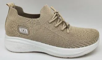 Tenis Deportivos Comodos-F029-Beige36-39