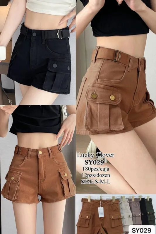 Short Con Bolsillos-SY029