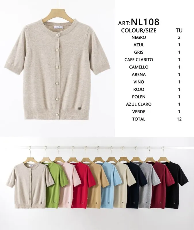 Sueter Con Botones-NL108