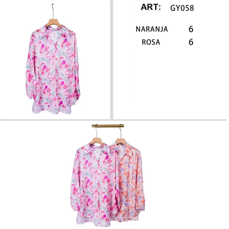Blusa Floral Moderna-GY058