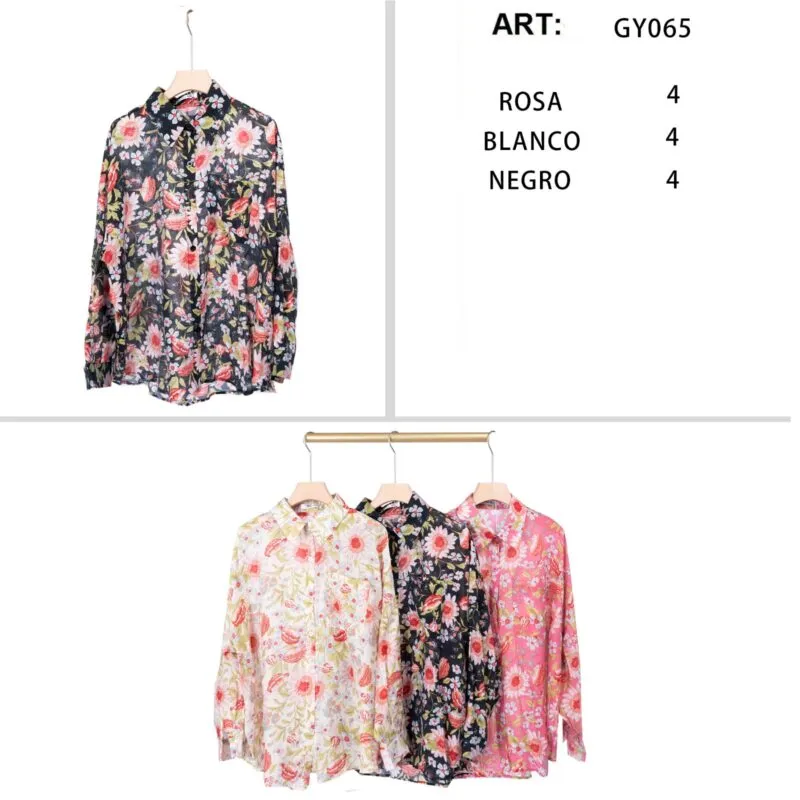 Blusa Floral Moderna-GY065