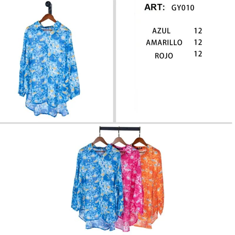 Blusa Floral Moderna-GY010