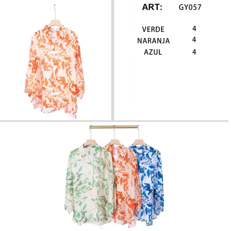 Blusa Floral Moderna-GY057
