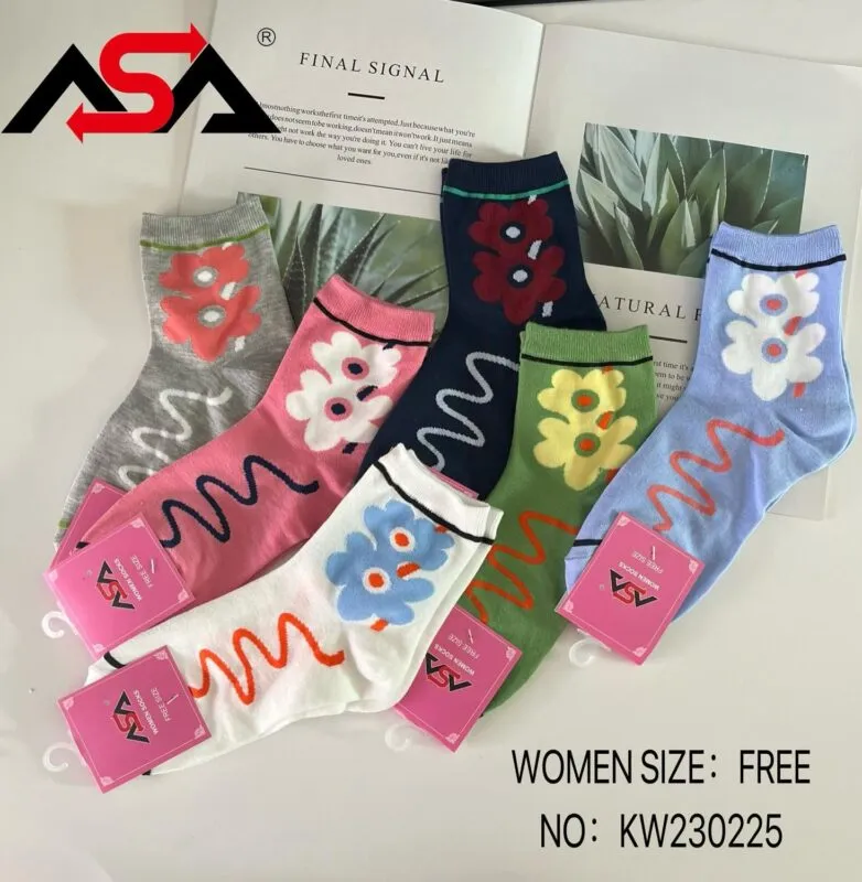 Calcetines Flor-KW230225