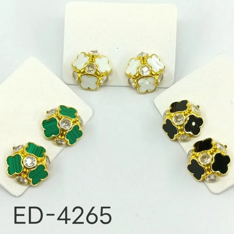 Aretes Trebol-ED-4265
