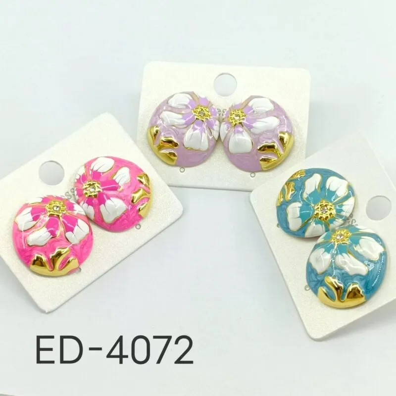 Arete Circular Flor-ED-4072