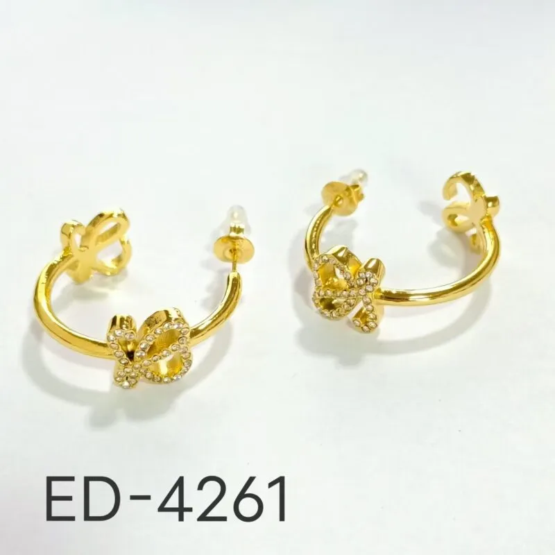 Aretes Con Pedreria-ED-4261