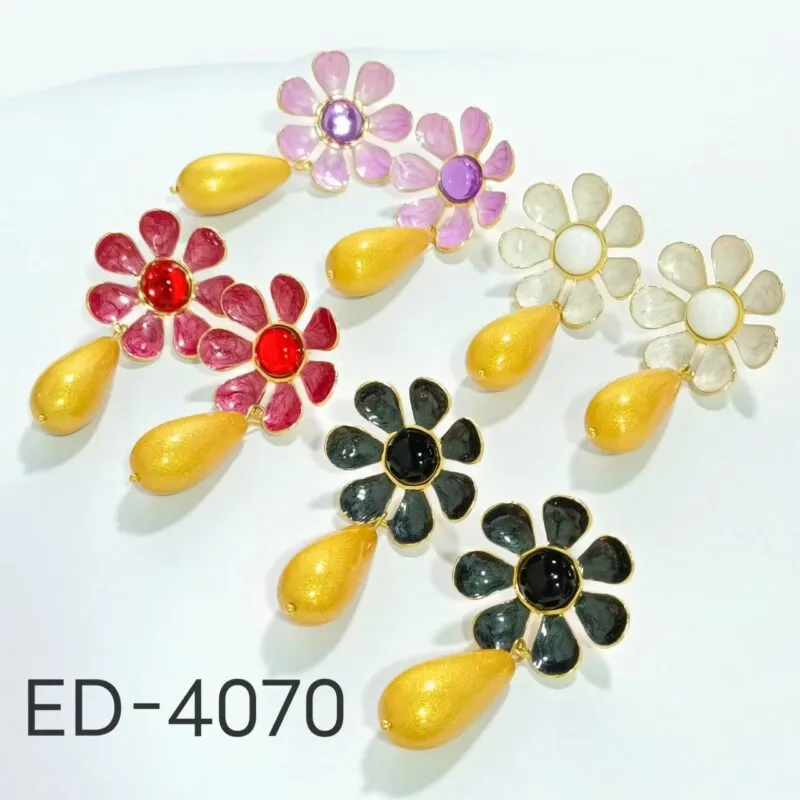 Aretes florecita-ED-4070