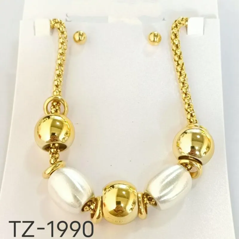 Collar Dorado Moderno-TZ-1990