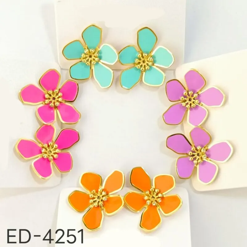 Aretes Flor-ED-4251