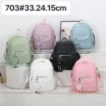Mochila de colores con colgante-703# - 1