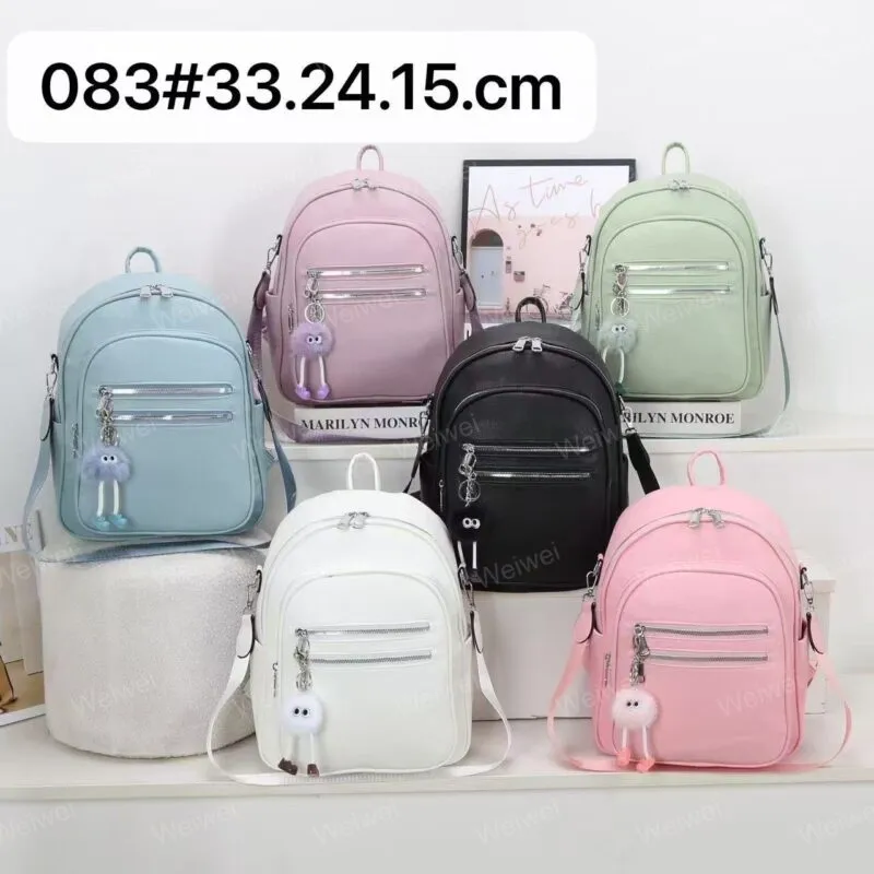 Mochila de moda con charm-083#