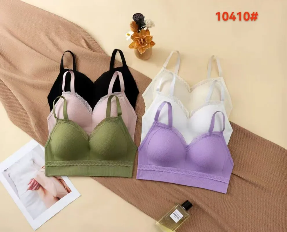 Top con Encaje-10410