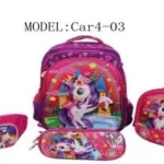 kit 4 pzs, termico calidad premium, con LUZ Y SONIDO DISNEY, bolsas interiores-CAR4-03 - 4