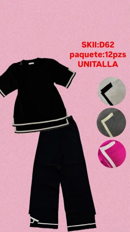 Conjunto blusa pantalon-D62