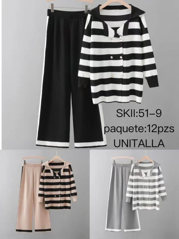 Conjunto pantalon camisa manga larga-51-9