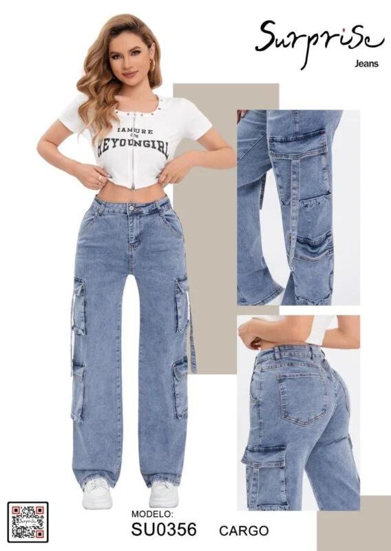 Jeans Cargo Surprise-SU0356