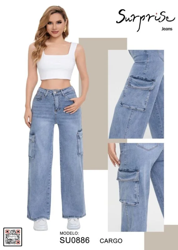 Jeans Cargo Surprise-SU0886
