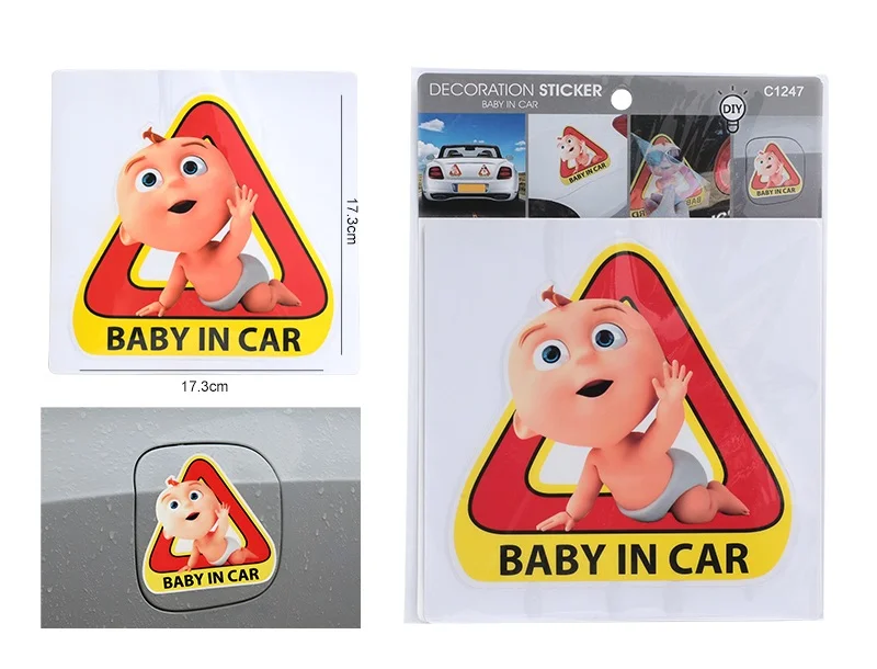 Sticker decorativo para coche Baby In Car-100623