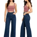 Jeans de mujer con perlas-DF178 - 2