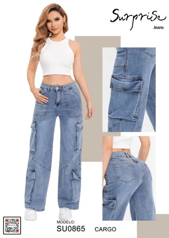 Jeans Cargo Surprise-SU0865