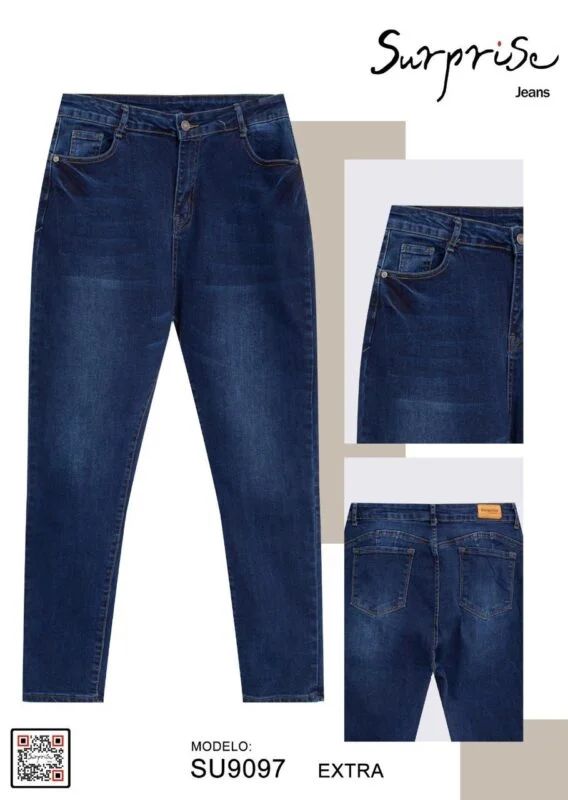 Jeans Skinny Talla Extra Surprise-SU9097
