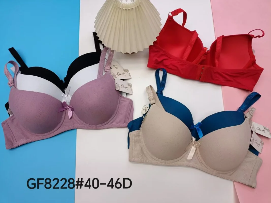 Sujetadores con arco y lazo decorativo-GF8228#