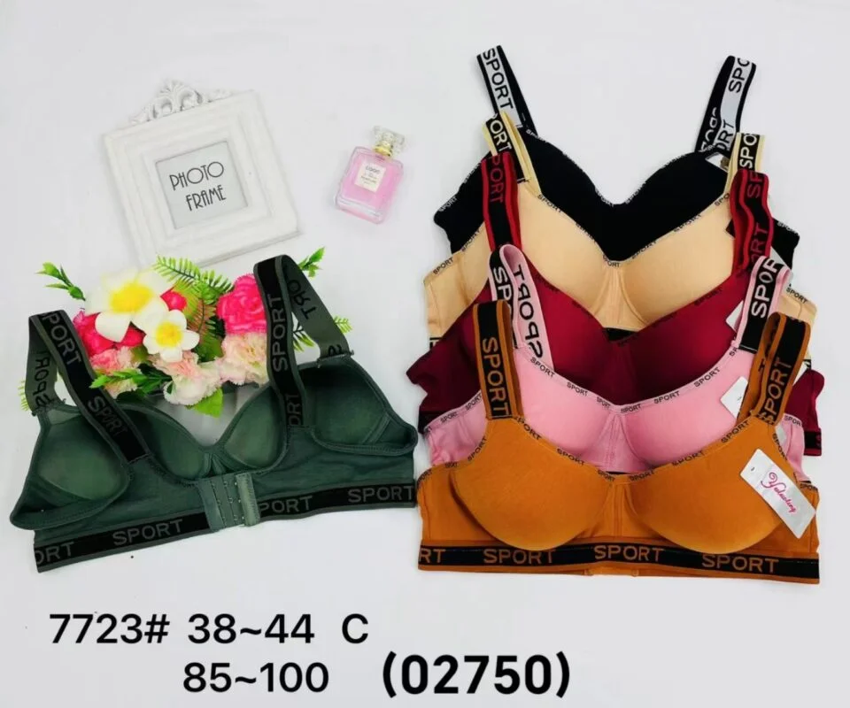 Sujetadores deportivos con letras-7723#