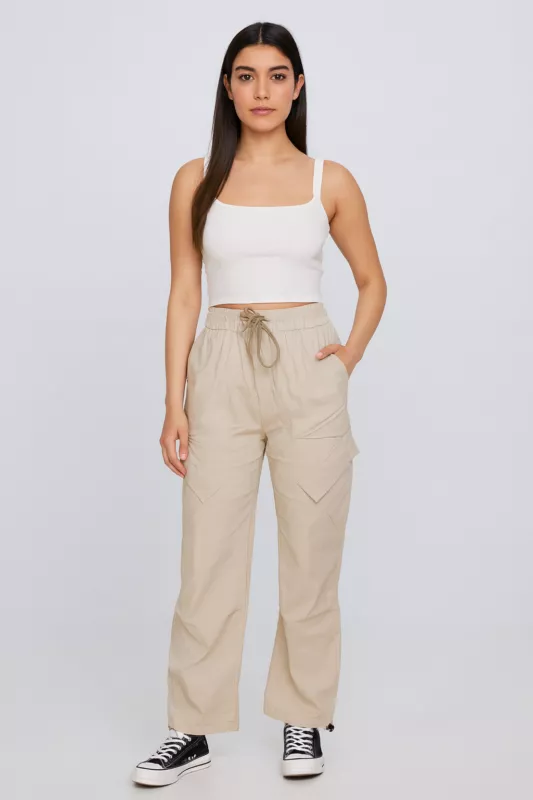 A711-Pantalón Dama tipo Jogger ajustable
