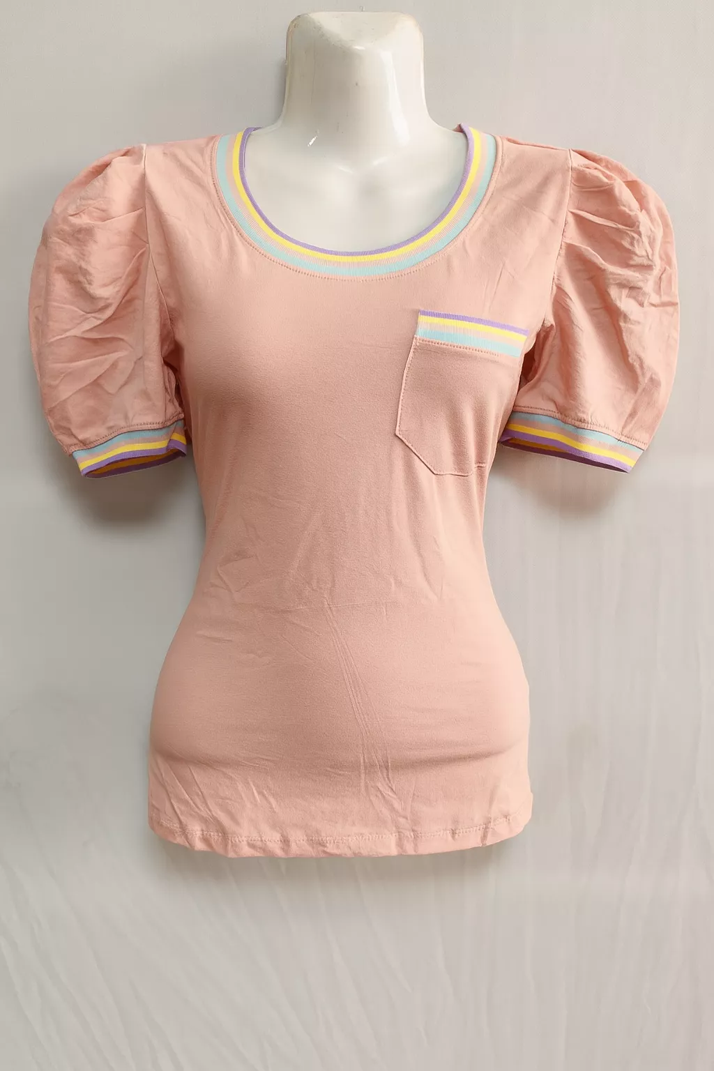 Blusa Dama Manga Corrugada-FL-285