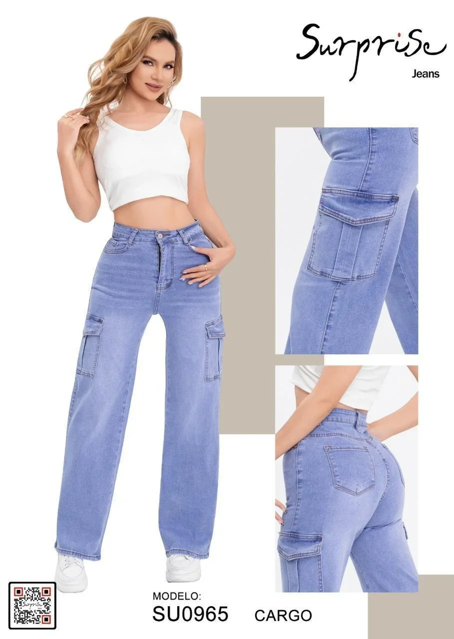 Jeans Cargo Surprise-SU0965