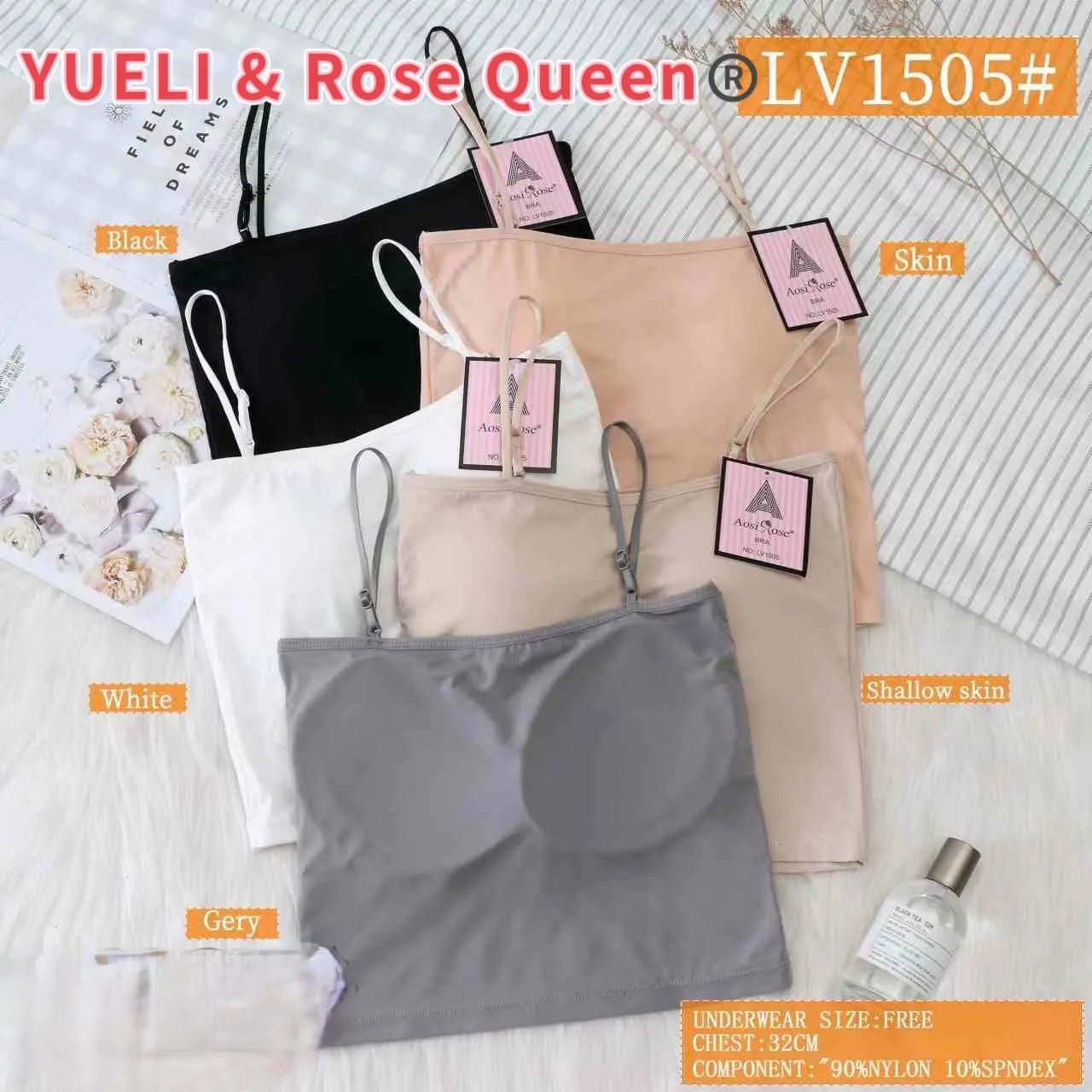 Top Dama tirantes-LV1505