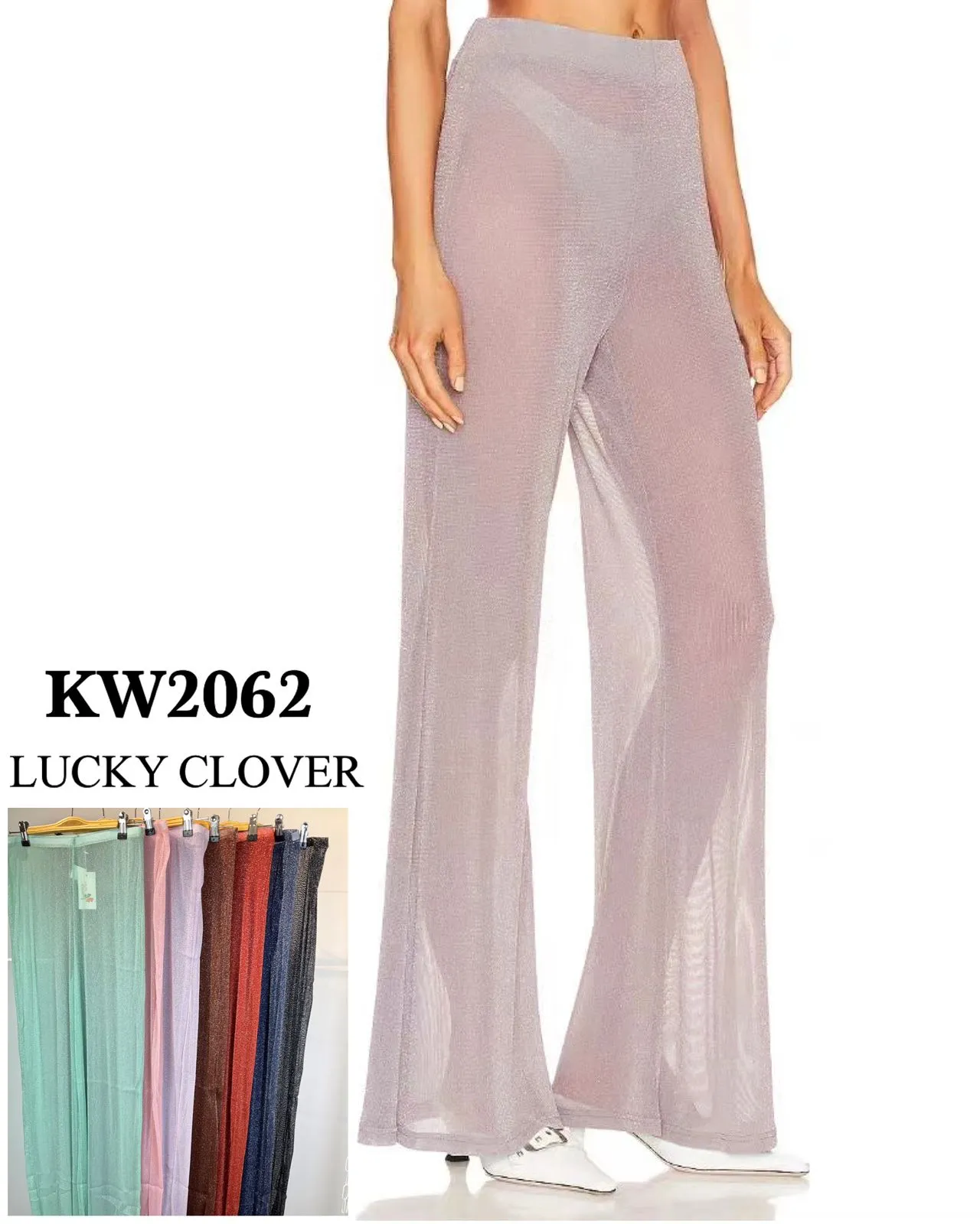 Pantalon con Transparencia-KW2062