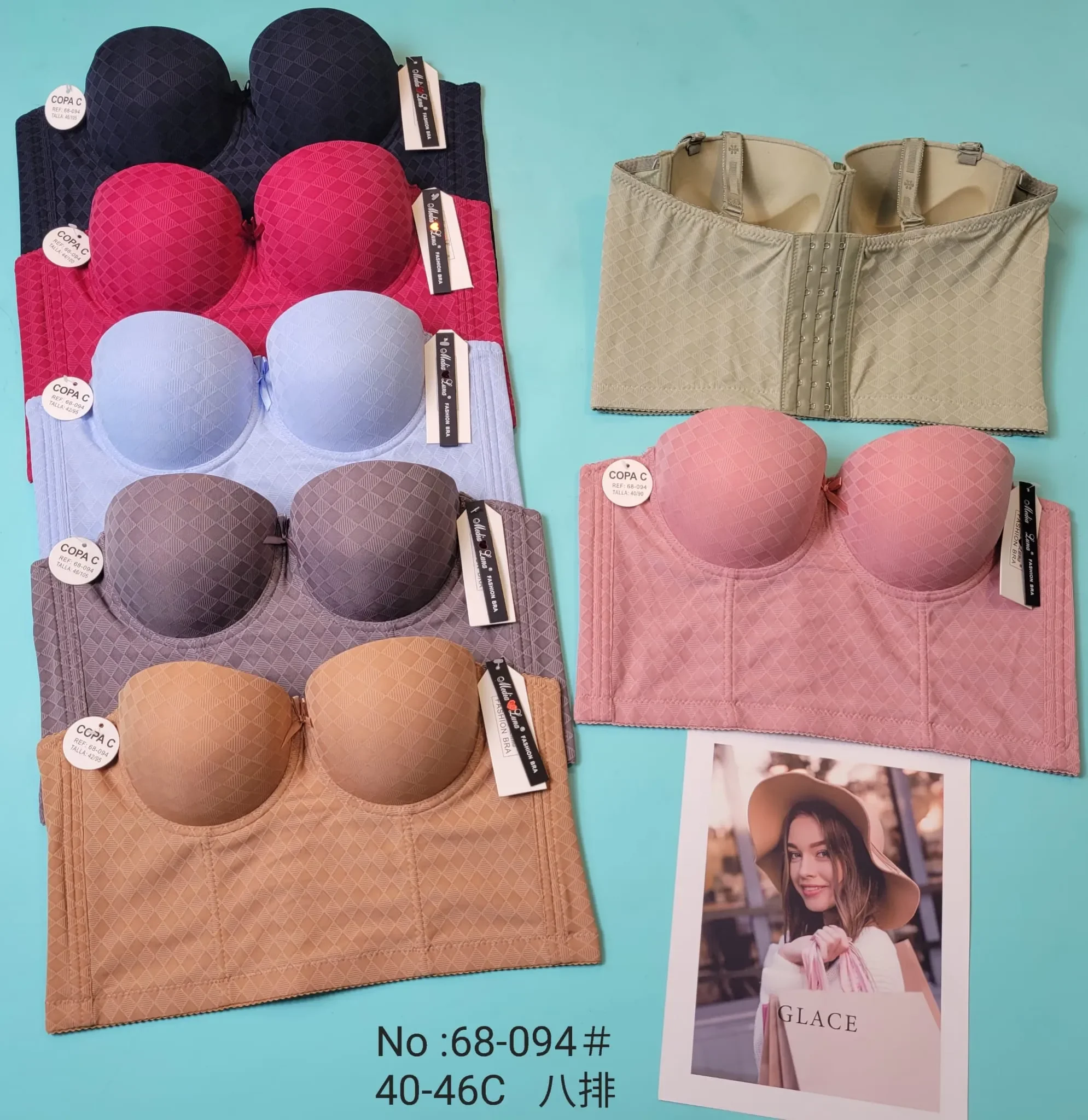 Corset Con Diseño Geométrico-2-68094