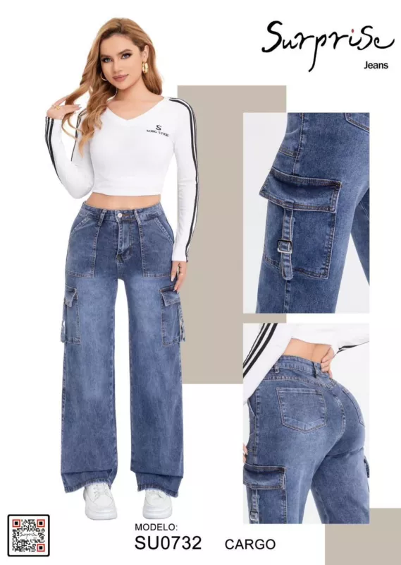 Jeans Cargo Surprise-SU0732