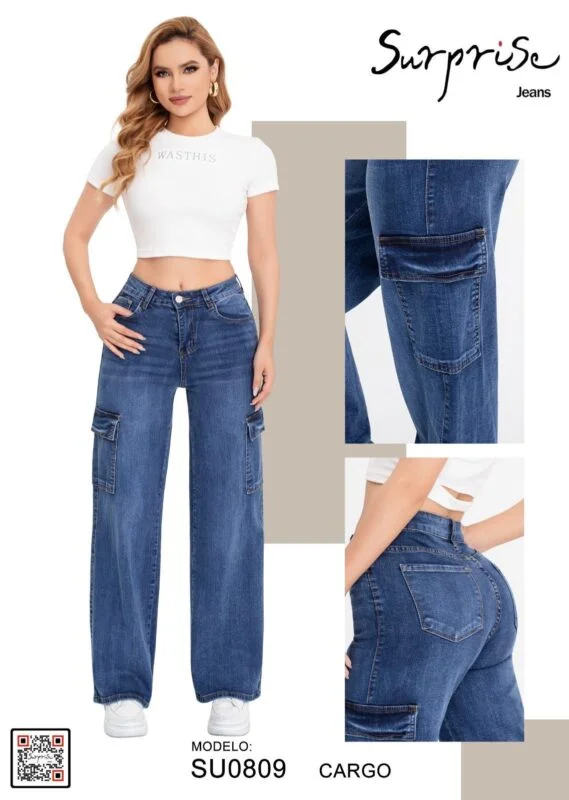 Jeans cargo Surprise-SU0809