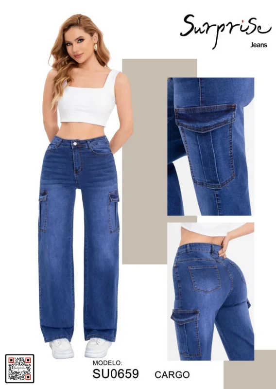 Jeans Cargo Surprise-SU0659