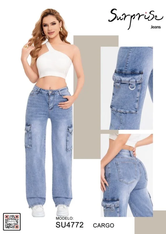 Jeans cargo Surprise-SU4772