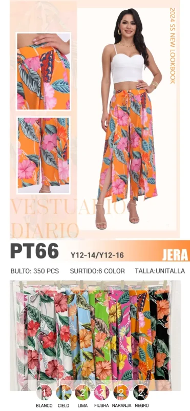 Pantalon con estampado-PT66