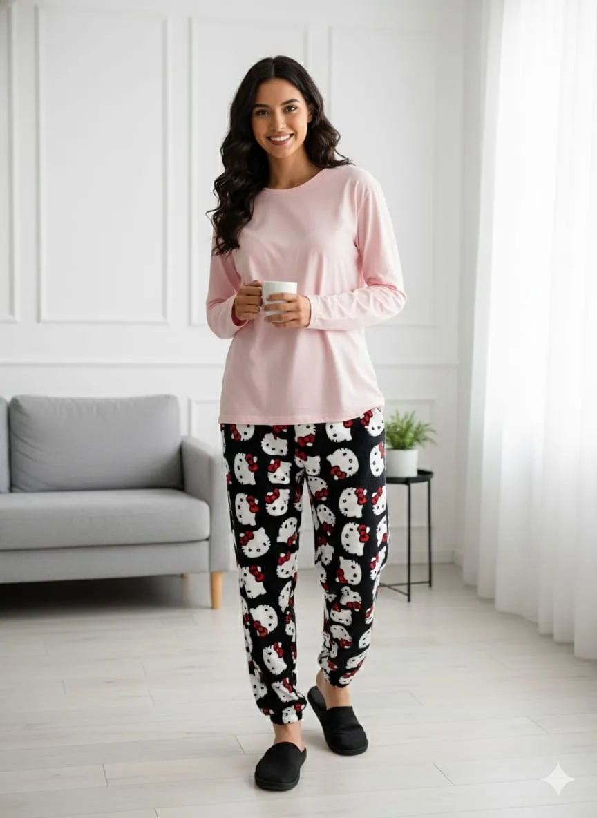 Pants con estampado de hello kitty -PAN-KITT