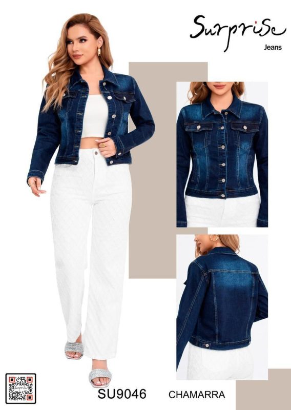 Chamarra de mezclilla-SU9046